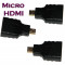 Adaptor tableta, Micro HDMI to HDMI, Micro TATA to HDMI mama,
