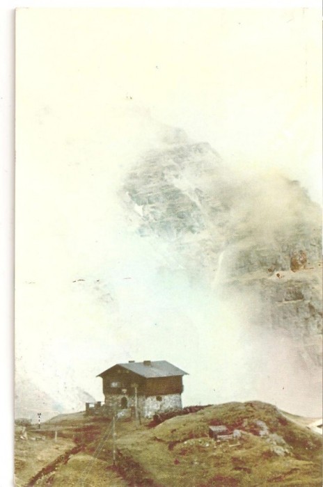 CPI (B4286) MUNTII BUCEGI. CABANA CARAIMAN DIN VALEA JEPILOR, EDITURA ONT, CIRCULATA, RPR, 1963, STAMPILA, TIMBRU