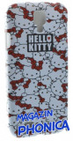 Cumpara ieftin Husa plastic Hello Kitty Samsung Galaxy S4 i9500 i9505 + folie ecran