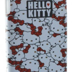 Husa plastic Hello Kitty Samsung Galaxy S4 i9500 i9505 + folie ecran