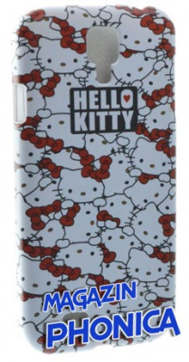 Husa plastic Hello Kitty Samsung Galaxy S4 i9500 i9505 + folie ecran foto