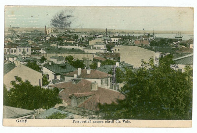 85 - GALATI, Panorama, Romania - old postcard - used - 1905 foto