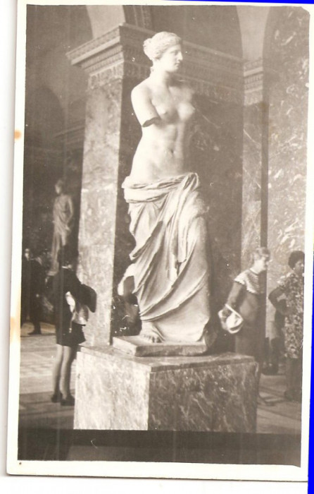 CPI (B4289) VENUS DIN MILO, FOTOGRAFIE, SCRISA PE SPATE , DATATA 1970