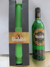 Sticla goala Whisky Glenfiddich Aged 12 years + cutie foto