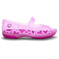 Papuci Crocs copii Adrina Hearts Flat (Crc14094-1) foto