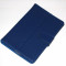 Husa universala pentru tableta de 7 inch, tip carte, culoare albastra,