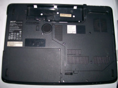 bottom case cu capace si difuzoare acer aspire 7520 7720 carcasa inferioara impecabila inck70bt01k0761 foto