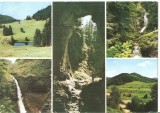 CPI (B4235) BIHOR. LACUL VARASOAIA, CASCADA SARITOAREA IEDULUI, PESTERA CETATEA RADESEI, CASCADA VALUL MIRESEI, VALEA SUGII, CIRCULATA 1994, STAMPILE