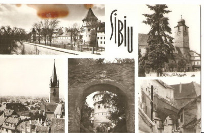 CPI (B4203) SIBIU, MOZAIC, EDITURA MERIDIANE, NECIRCULATA, TIMBRU foto