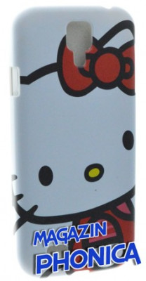 Husa plastic Hello Kitty Samsung Galaxy S4 i9500 i9505 + folie ecran foto