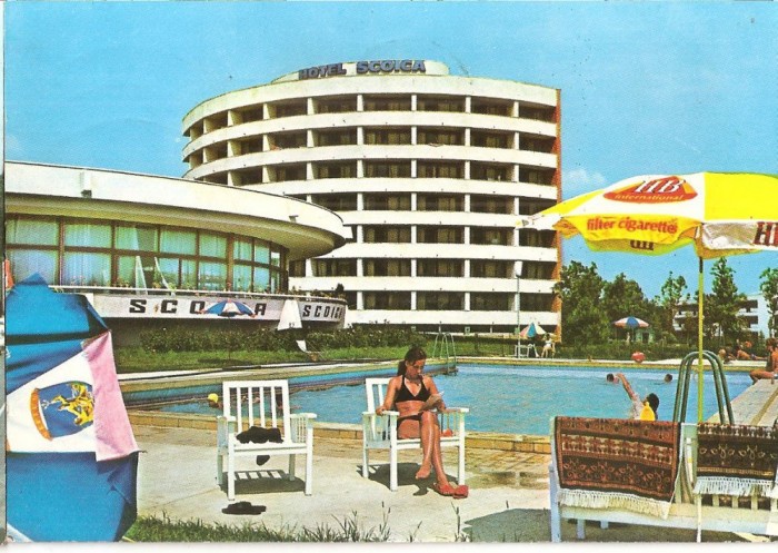 CPI (B4230) STATIUNEA JUPITER, PISCINA, EDITURA OSETCM, CIRCULATA, 1986, STAMPILE, TIMBRU IMPRIMAT