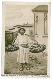 881 - ETHNIC, Vegetable seller, Romania - old postcard, CENSOR - used - 1918