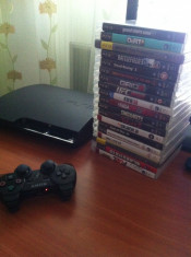 Consola Playstation 3 Slim (160GB) + Jocuri foto