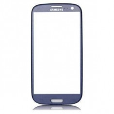 Geam Samsung Galaxy S3 i9300 / i9305 Albastru Original foto