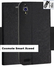 Husa NEGRU FLIP PORTMONEU WALLET COSMOTE SMART XCEED foto