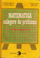 Carbunaru, C. s. a. - CULEGERE DE PROBLEME DE MATEMATICA PENTRU CLASELE IV - VIII foto