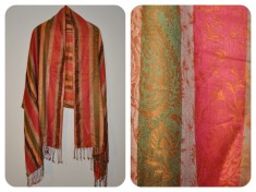 Sal, esarfa din India, casmir, pashmina, lana NOU foto