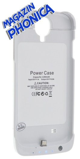 Baterie extinsa stil husa 3200mAh Samsung Galaxy S4 i9500 + folie ecran