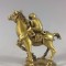Statuie bronz maimuta calare (cal) feng shui