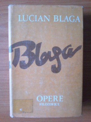 p Lucian Blaga - Opere filozofice - Trilogia cosmologica - 11 foto