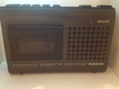 Casetofon Philips N2208 de colectie anii &amp;#039;80 foto