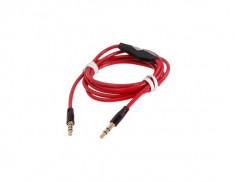 Extensie cablu audio casti jack 3.5mm cu microfon Apple iPhone 4 4S 5 5S iPad Samsung HTC PC T/T foto