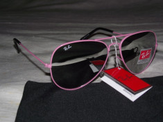 Ochelari de soare RAY BAN AVIATOR 3025 PINK FRAME - MIRROR LENS !!! CEL MAI MIC PRET !!! TRANSPORT GRATUIT ! foto