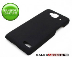 HUSA NEAGRA HARD CASE SLIM PLASTIC SILICONAT ORANGE HIRO - TRANSPORT GRATUIT POSTA RO! foto