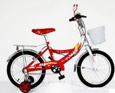 Bicicleta copii Alex Rosu (16&amp;#039;) (oferta saptamana asta)+ pompa gratuita foto
