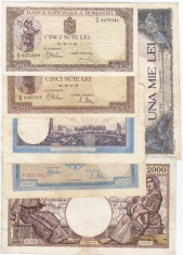 6) Lot 6 bancnote 1940,1941,1943,1944 foto