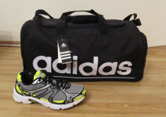 Geanta sala / antrenament / voiaj Adidas Essentials Linear TBM Duffel Bag foto