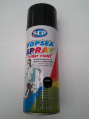 Spray / Sprei Vopsea / Vopsit ( Negru Mat 400ml ) foto