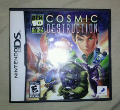 JOC NINTENDO DS BEN 10 ULTIMATE ALIEN COSMIC DESTRUCTION ORIGINAL / STOC REAL / by DARK WADDER foto