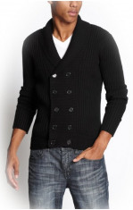 Cardigan lana GUESS Men&amp;#039;s Fort Cardigan Sweater masura M si L foto