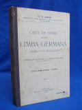 G. COMAN - CARTE DE CITIRE PENTRU LIMBA GERMANA * CLASA A V-A SECUNDARA - 1911*