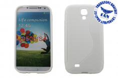 Husa Silicon Samsung Galaxy S4 I9500 Alb (Fan Courier gratuit) foto