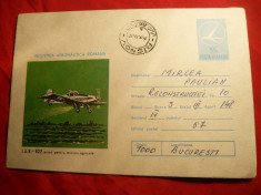 Plic Ilustrat cu Avion IAR-822 , cod 34/74 foto