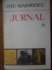 Jurnal Vol Iii - Titu Maiorescu,304471 foto