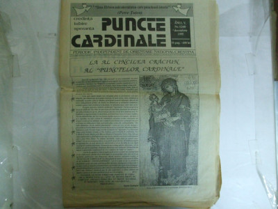 Puncte cardinale Anul V Nr. 12 Decembrie 1996 55 ani de la asasinarea lui N. Iorga foto