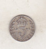 Bnk mnd Anglia Marea Britanie 3 pence 1921 argint, Europa