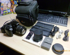 OKAZIE!! Aparat FOTO DSRL Canon 400D + accesorii + Filtre + Obiectiv , Telecomanda! , Poze REALE! , garantie de test 7 zile foto