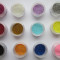 Sclipici pentru decoratiuni unghii false / naturale, set 12 culori- SUPER OFERTA, set sclipici unghii