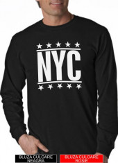 Bluza Tricou STREET FASHION - NEW YORK CITY - negru UNISEX ! foto
