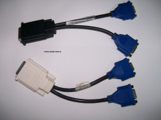 cablu adaptor video lfh-59 la 2x vga spliter MOLEX 887-6852-00 DMS59 LFH59 foto