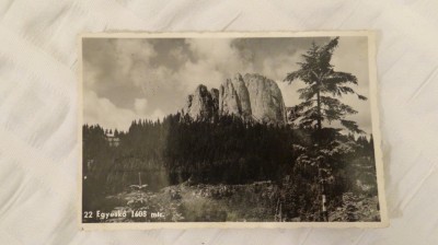 Piatra Singuratică - Harghita - Egyesko - no22 -poza interbelica foto