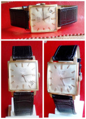 TITAN DeLuxe, ceas vechi elvetian, de colectie, automatic, incabloc, placat cu aur foto