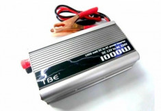 INVERTOR ( convertor ) 12v la 220V 1000W,CURENT 220V LA MASINA,PESCUIT,CAMPING,ACASA. foto