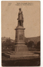 Iasi - Statuia lui Vasile Alecsandri carte postala ilustrata necirculata Jassy jasi foto