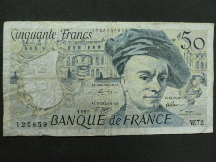 FRANTA - BANCNOTA 50 FRANCI - 1992