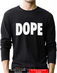 Bluza Tricou STREET FASHION - DOPE - negru UNISEX ! foto